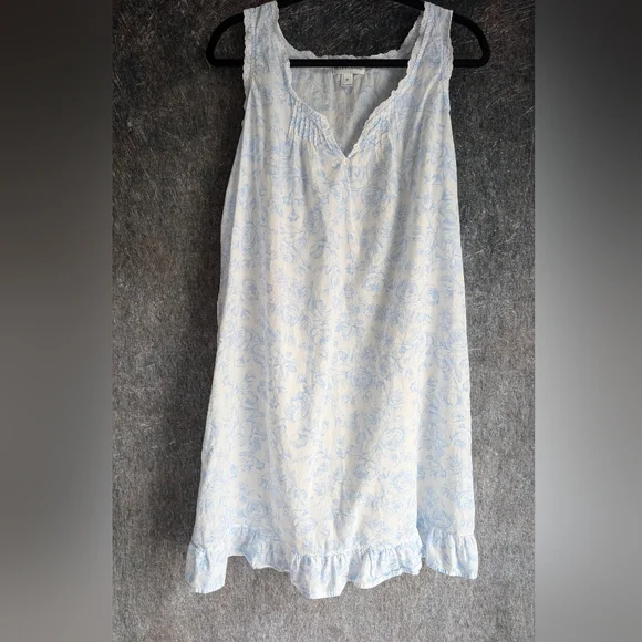 Miss Elaine Cottagecore Cotton Nightgown - Picture 1 of 3